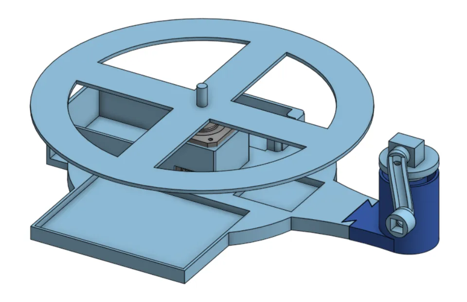 Initial turntable CAD (Samantha Chan)