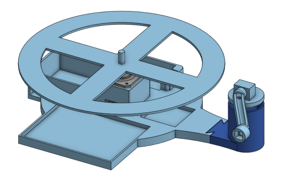 Initial turntable CAD (Samantha Chan)